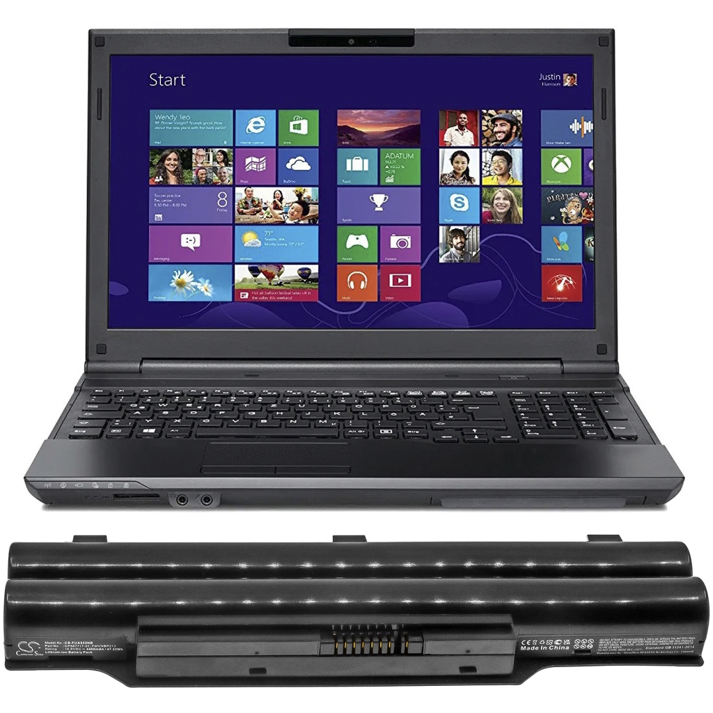 Baterija za prijenosno računalo Fujitsu LifeBook AH512(M32A2DE) (CS-FUA532NB)