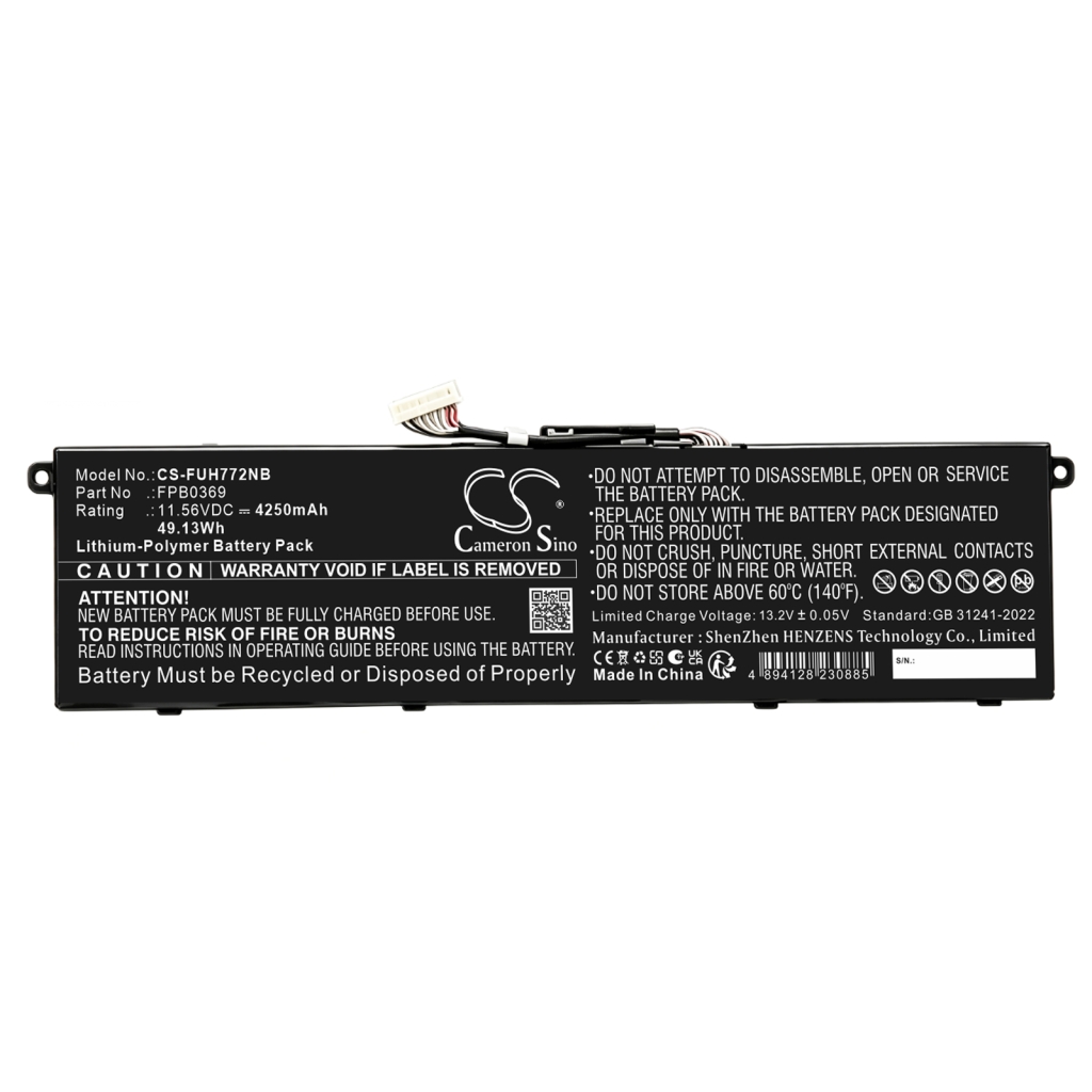 Baterija kompatibilno s Fujitsu CS-FUH772NB