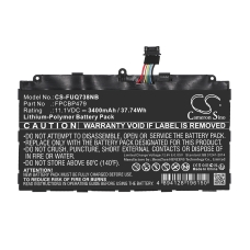 Compatible battery replacement for FUJITSU CP690859,CP690859-01,CP700540-01,FPB0326S,FPB0349S...