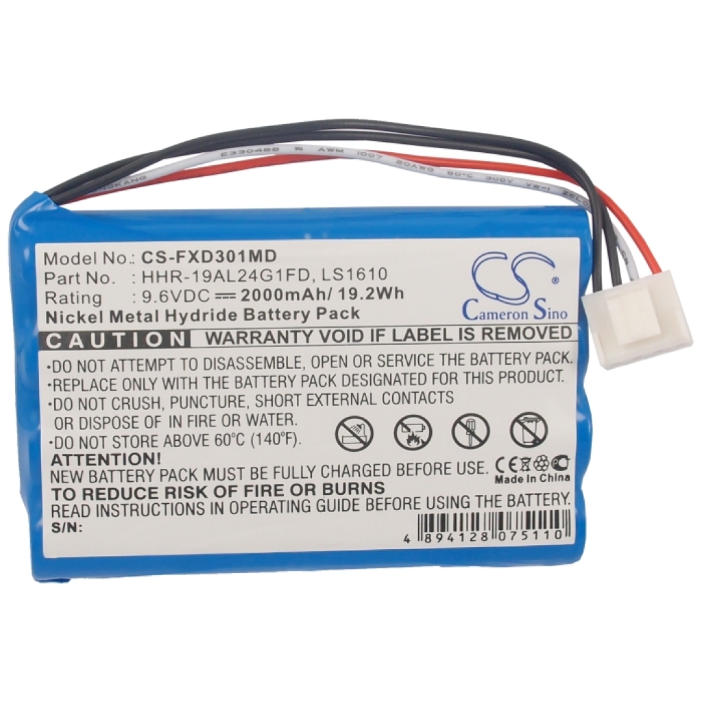 Kompatibilna zamjena baterije za Fukuda HHR-19AL24G1FD,LS1610