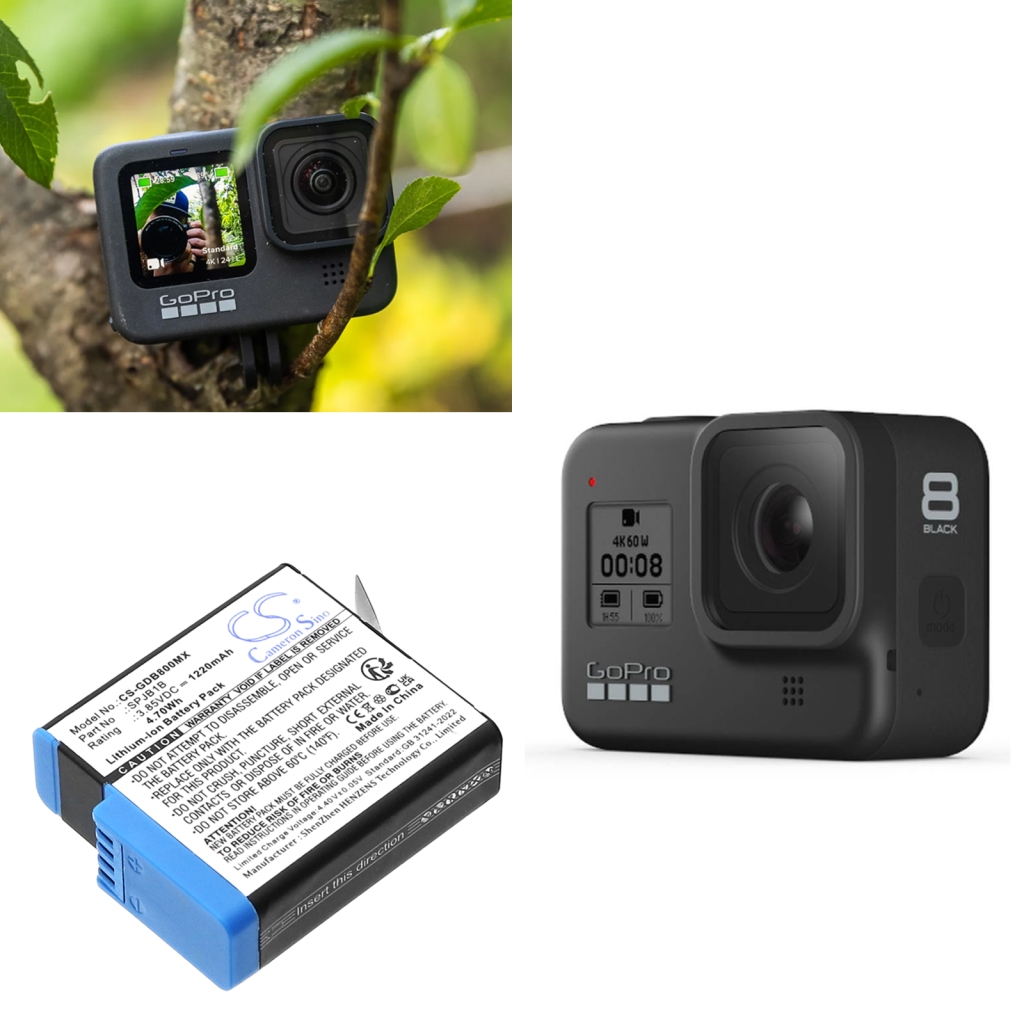 Baterija za fotoaparat GoPro CS-GDB800MX