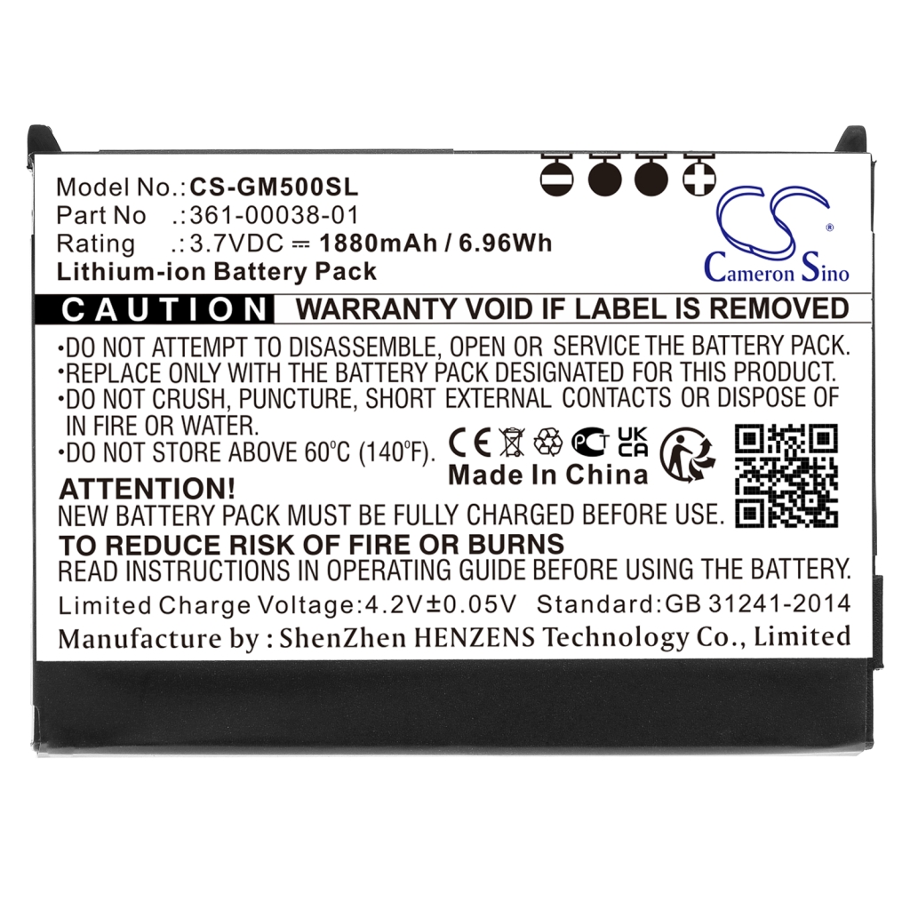 Baterija za GPS, Navigator Garmin Aera 550 (CS-GM500SL)
