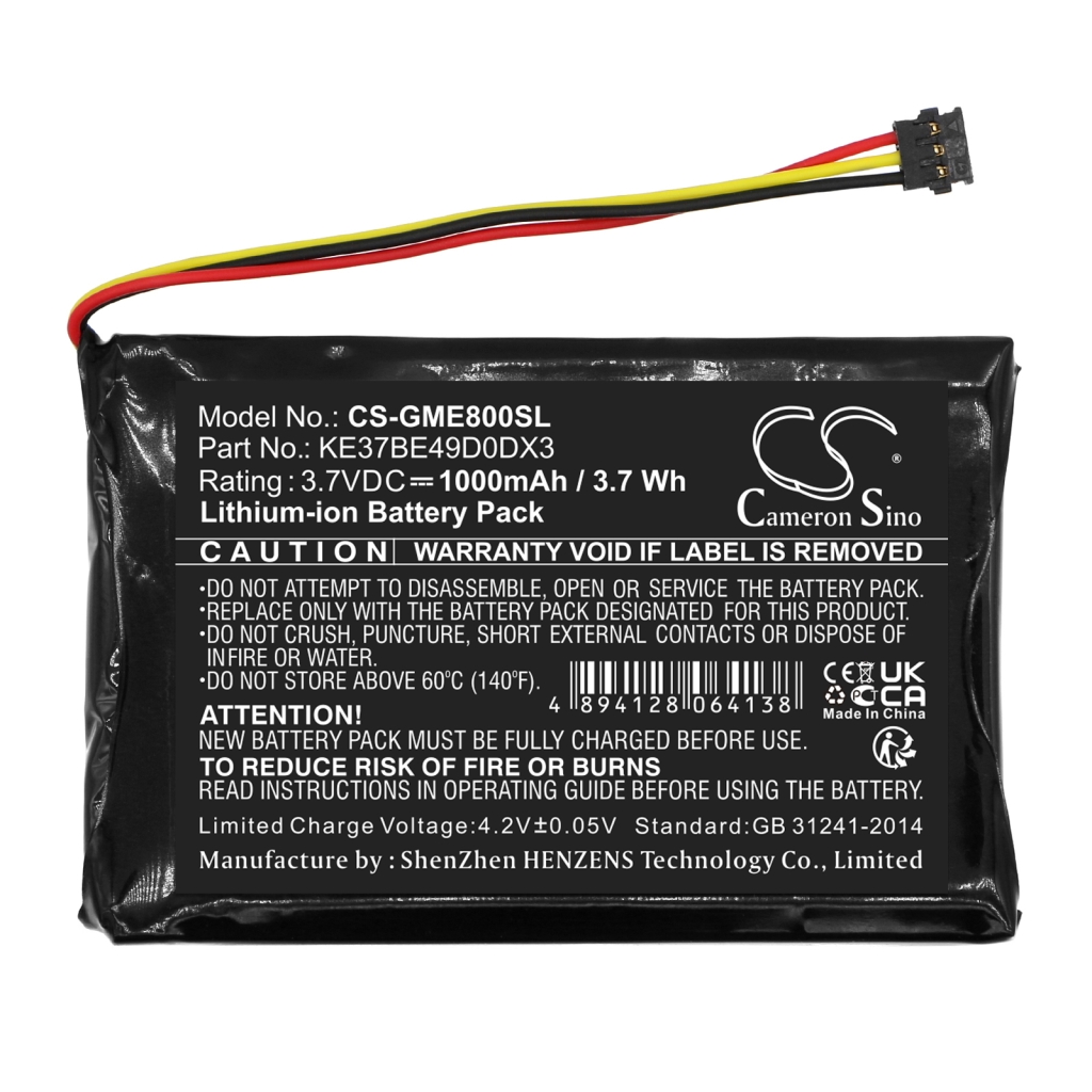 Kompatibilna zamjena baterije za Garmin KE37BE49D0DX3
