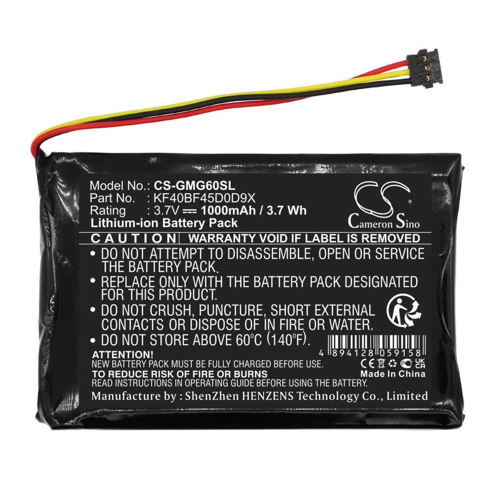Baterija za GPS, Navigator Garmin CS-GMG60SL