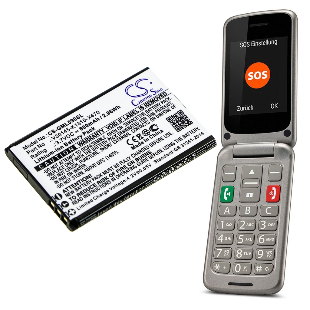 Kompatibilna zamjena baterije za Gigaset V30145-K1310-X470