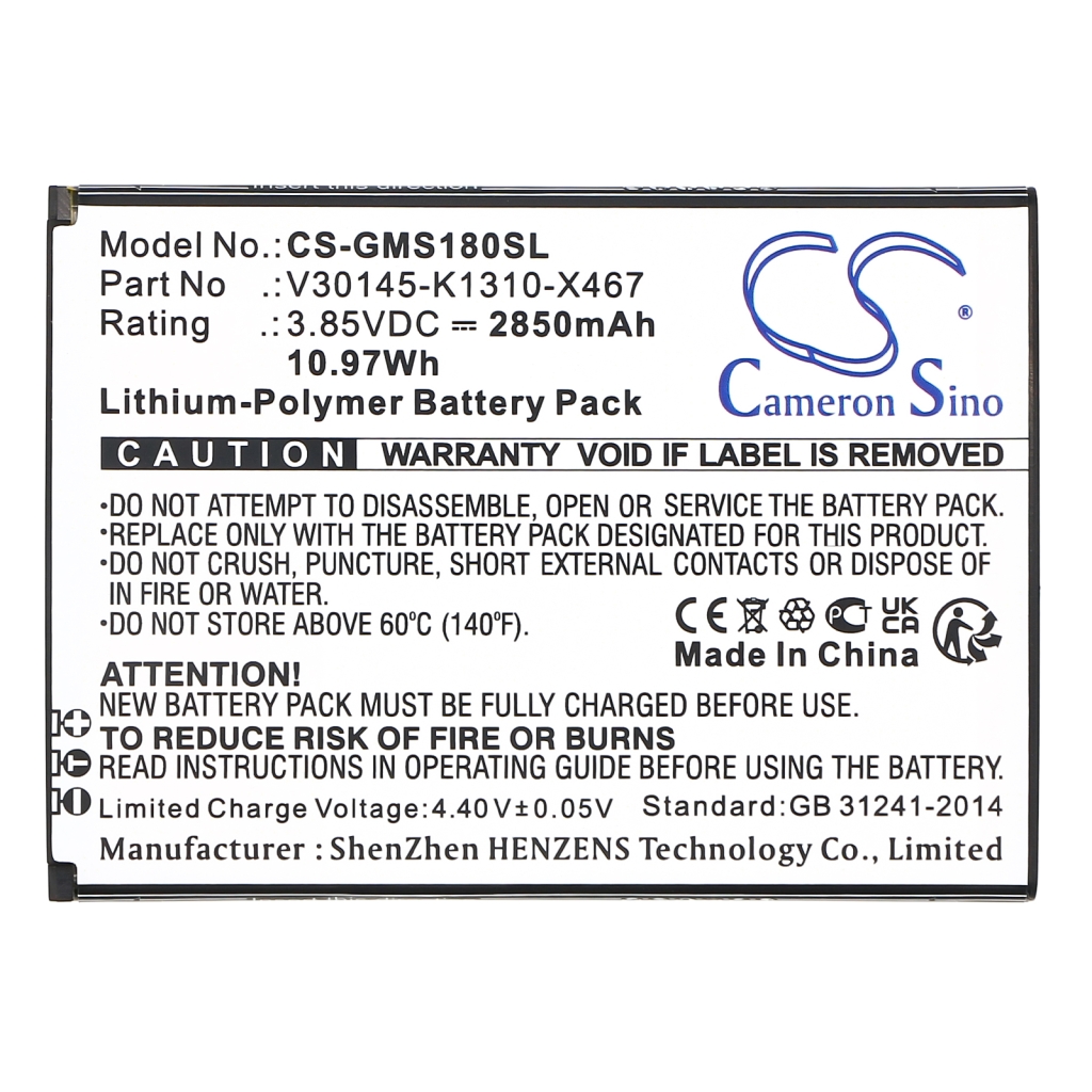 Baterija za mobilni telefon Gigaset CS-GMS180SL