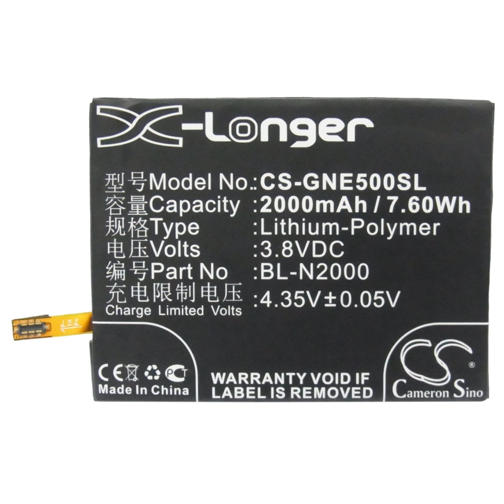 Baterija kompatibilno s GIONEE CS-GNE500SL
