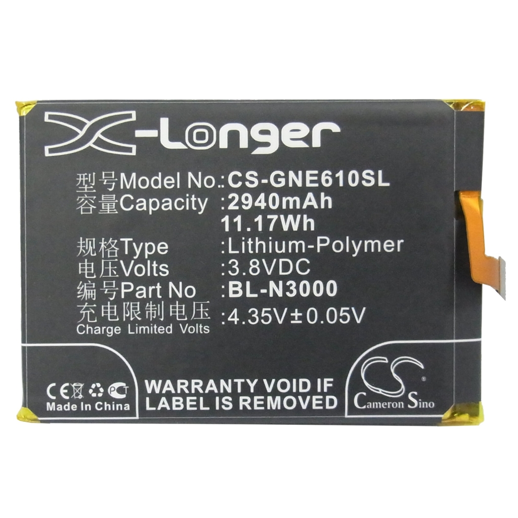 Baterija kompatibilno s BLU GIONEE CS-GNE610SL