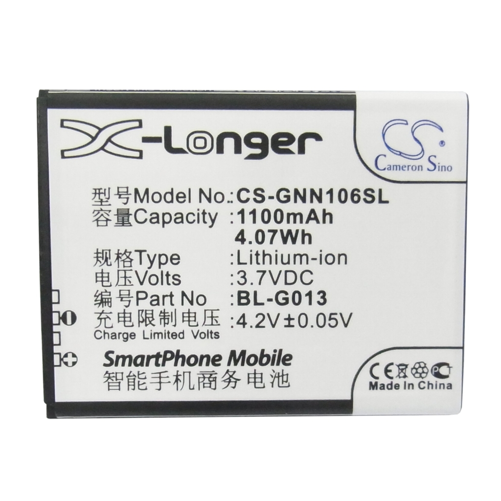 Baterija kompatibilno s GIONEE CS-GNN106SL