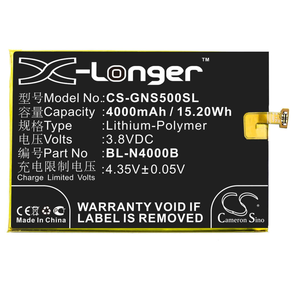Baterija kompatibilno s GIONEE CS-GNS500SL