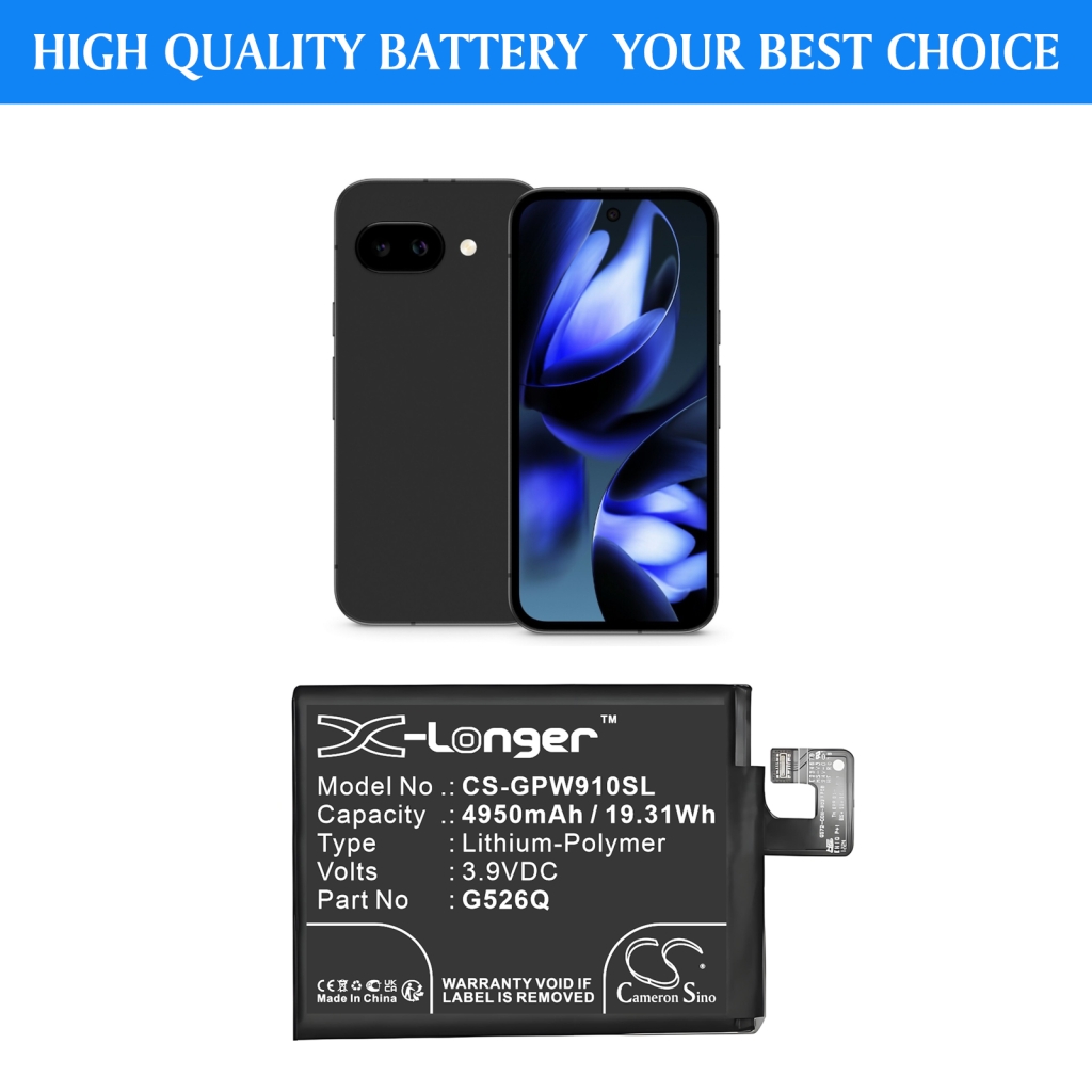 Baterija za mobilni telefon Google CS-GPW910SL