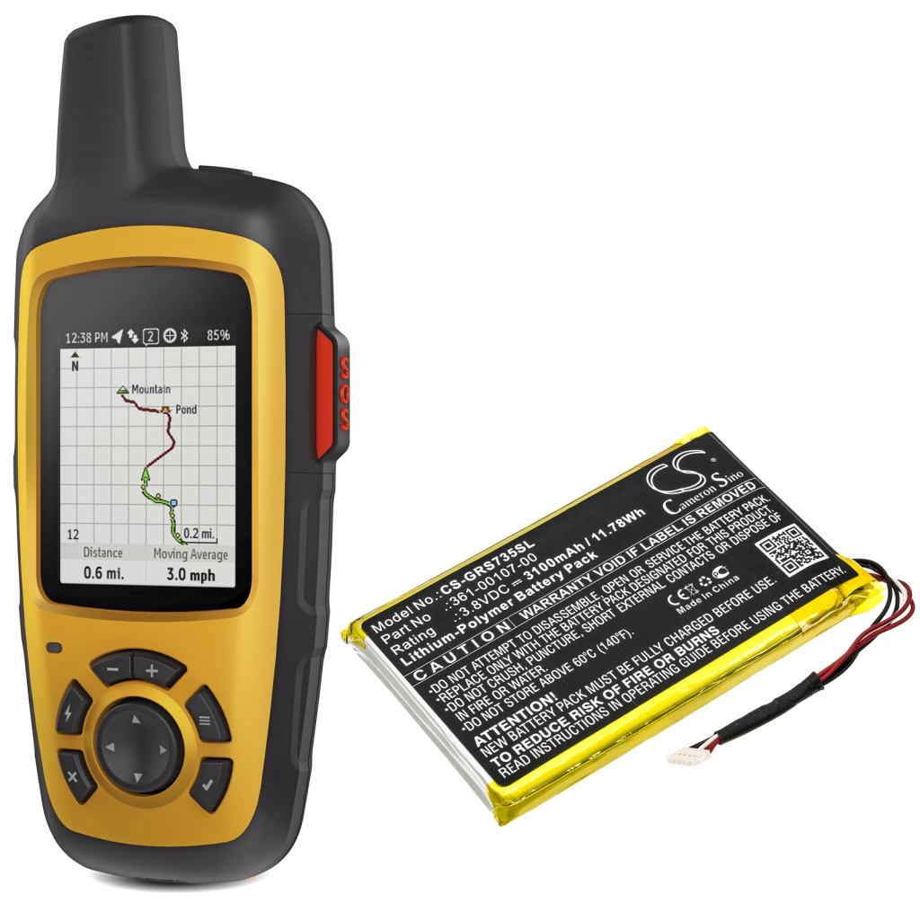 Baterija za GPS, Navigator Garmin CS-GRS735SL