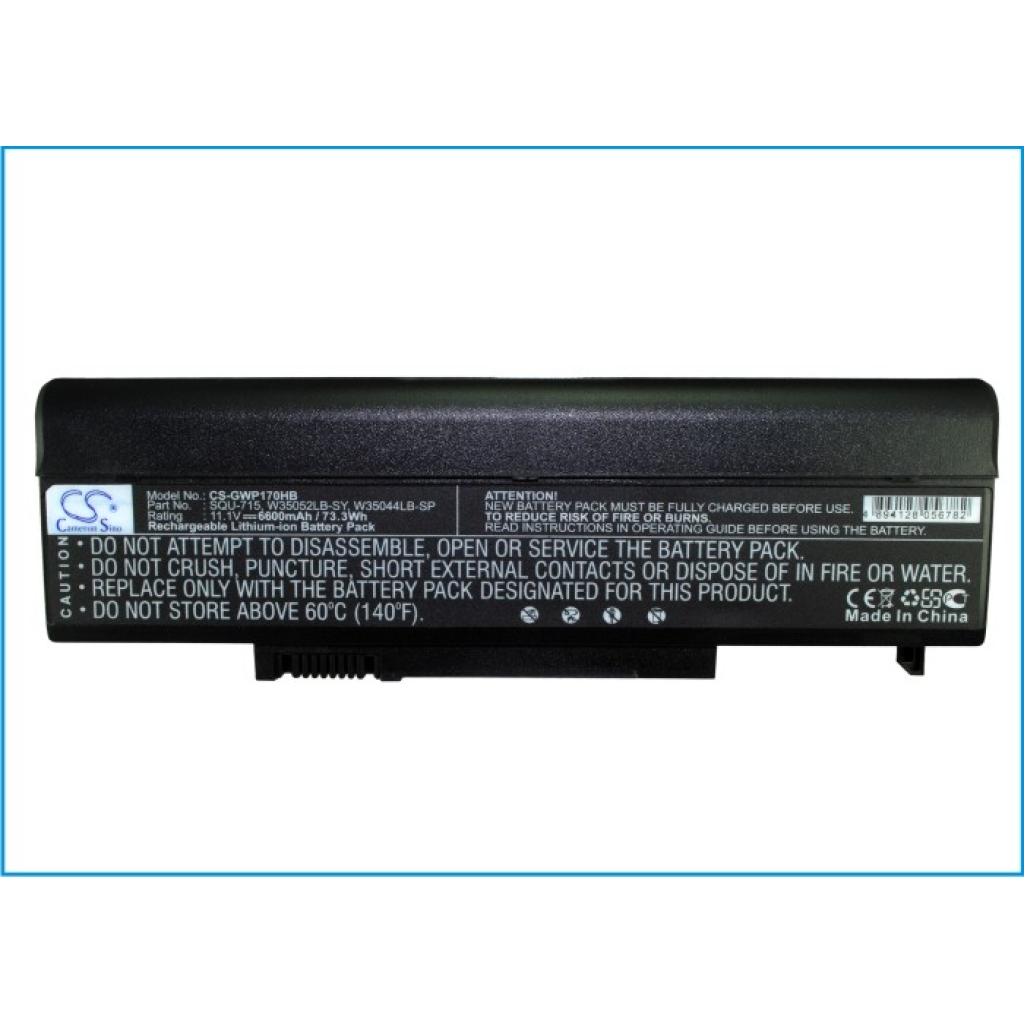 Baterija za prijenosno računalo Gateway M6826j