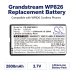 Baterije kompatibilno s Grandstream WP826 WP826 CS-GWP826CL