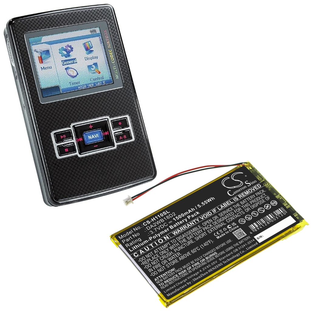 Baterija za MP3, MP4, PMP iRiver CS-H110SL