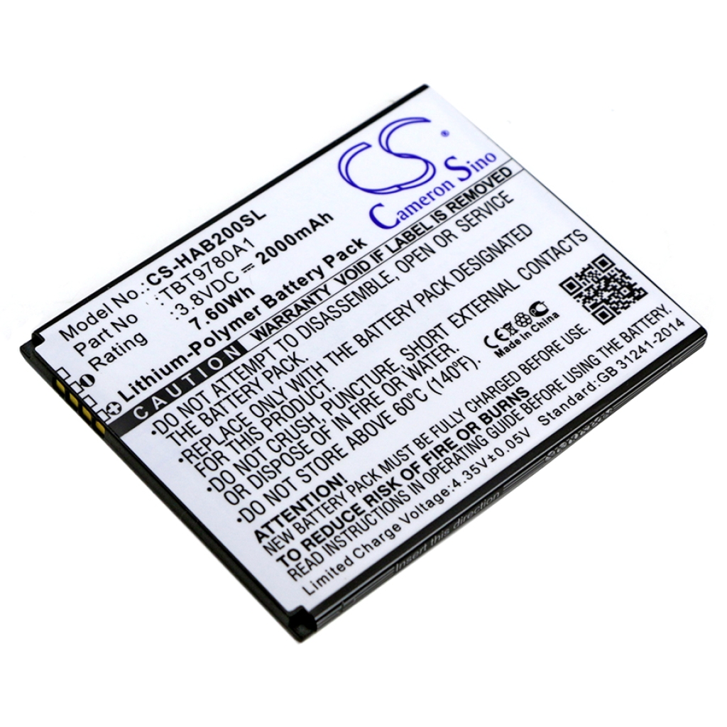 Baterije Zamjenjuje TBT9780A1
