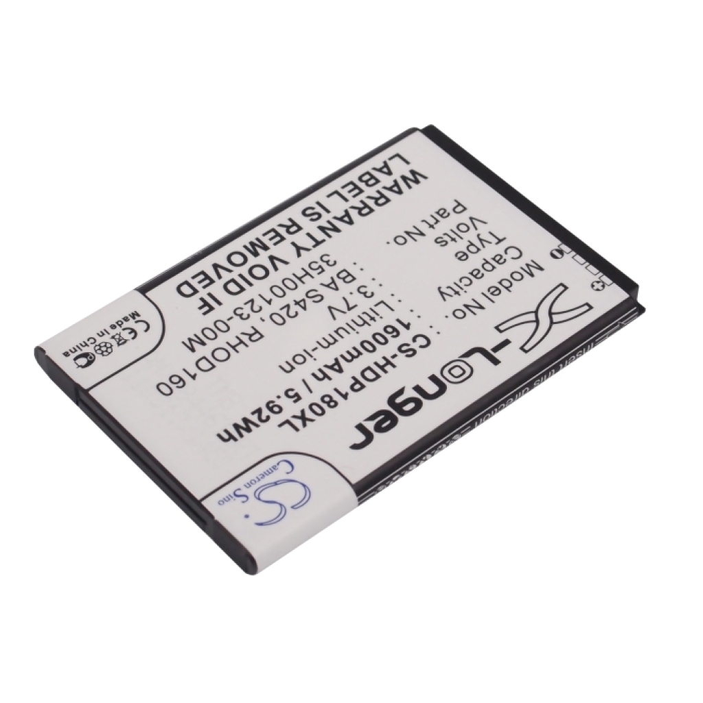 Baterija kompatibilno s Verizon HTC AT&T Sprint T-Mobile CS-HDP180XL