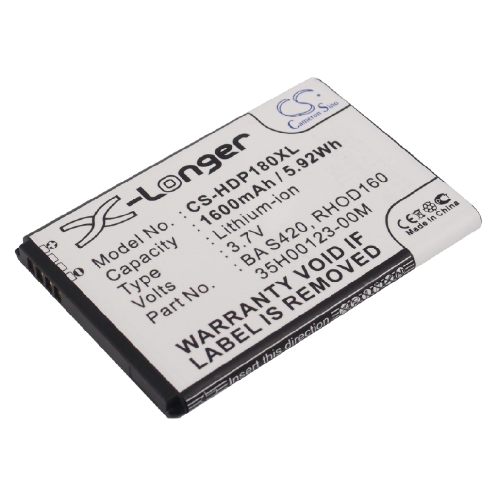 Baterija kompatibilno s Verizon HTC AT&T Sprint T-Mobile CS-HDP180XL