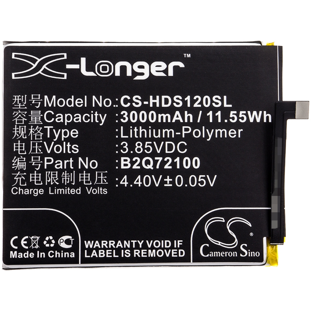 Baterija za mobilni telefon HTC CS-HDS120SL