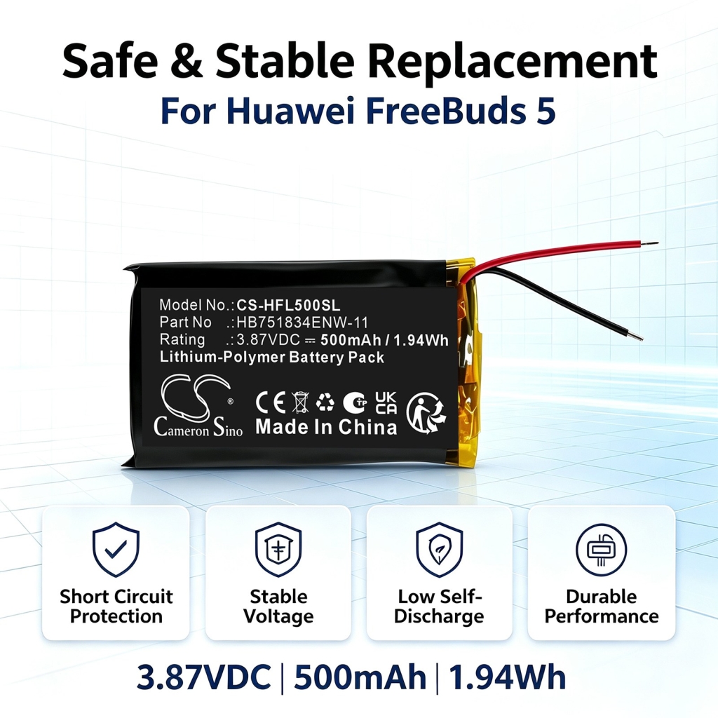 Baterije kompatibilno s Huawei FreeBuds 5 6 6i CS-HFL500SL