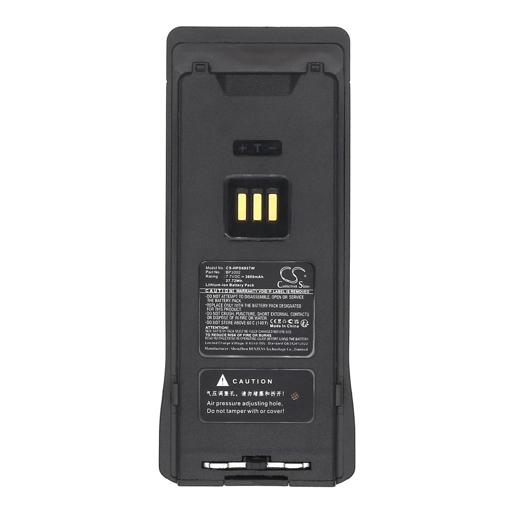 Compatible battery replacement for Hytera BP3002