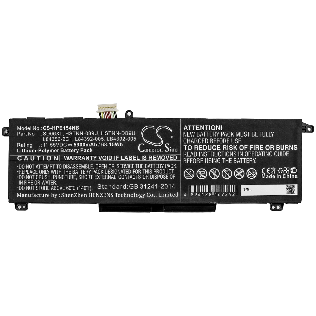 Baterija za prijenosno računalo HP Omen 15-EK0014TX (CS-HPE154NB)