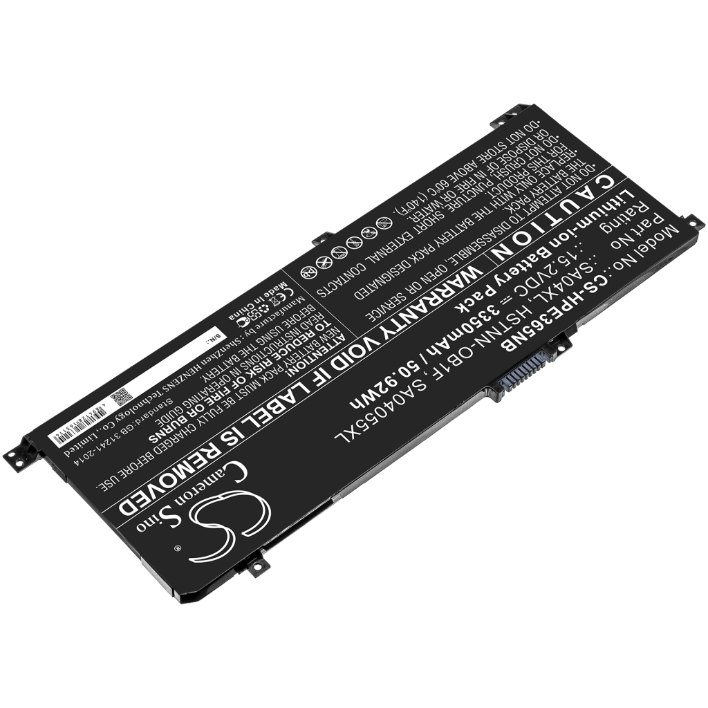 Baterija za prijenosno računalo HP Envy 15-DS0002NG (CS-HPE365NB)