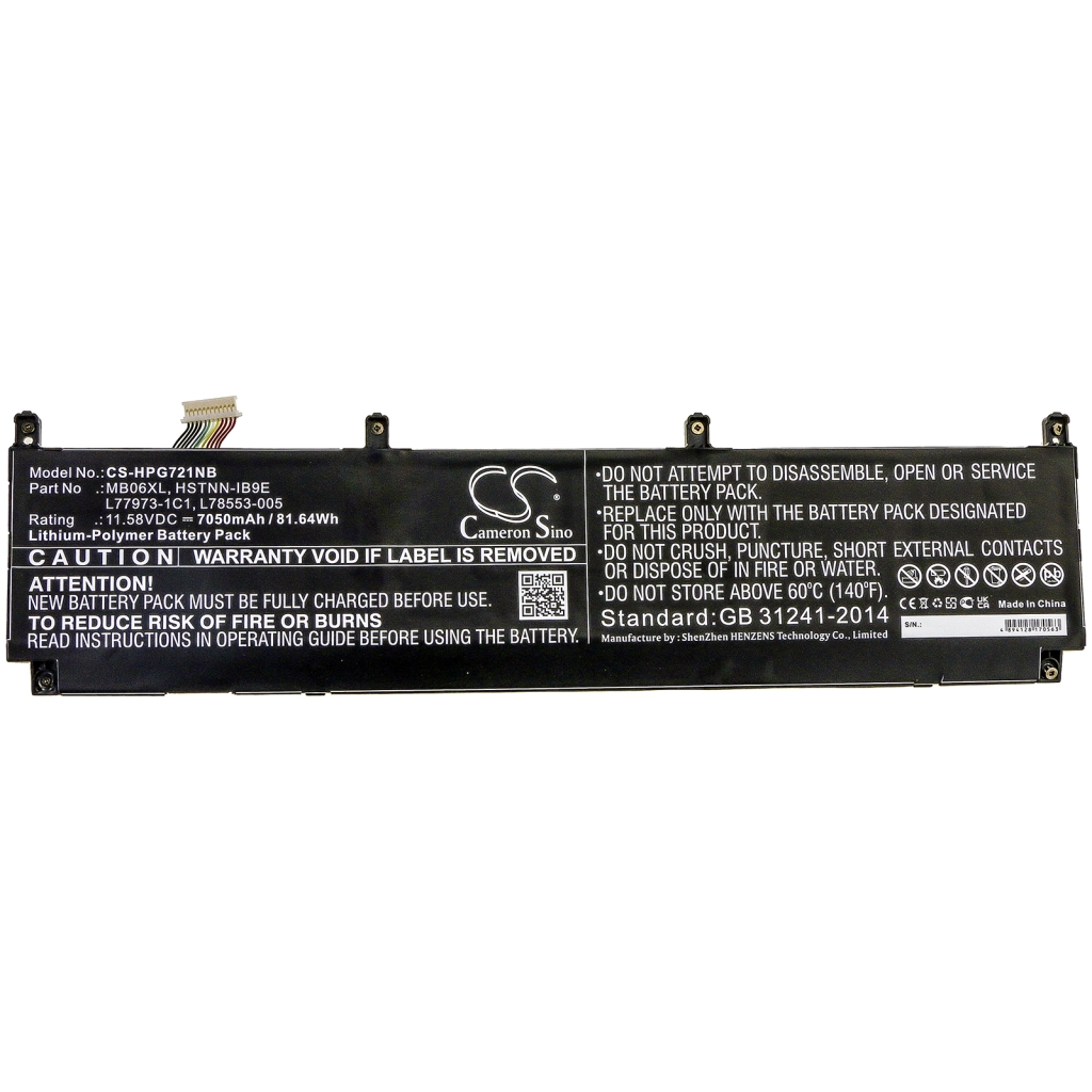 Baterija za prijenosno računalo HP ZBook Studio G7 H80476057 (CS-HPG721NB)