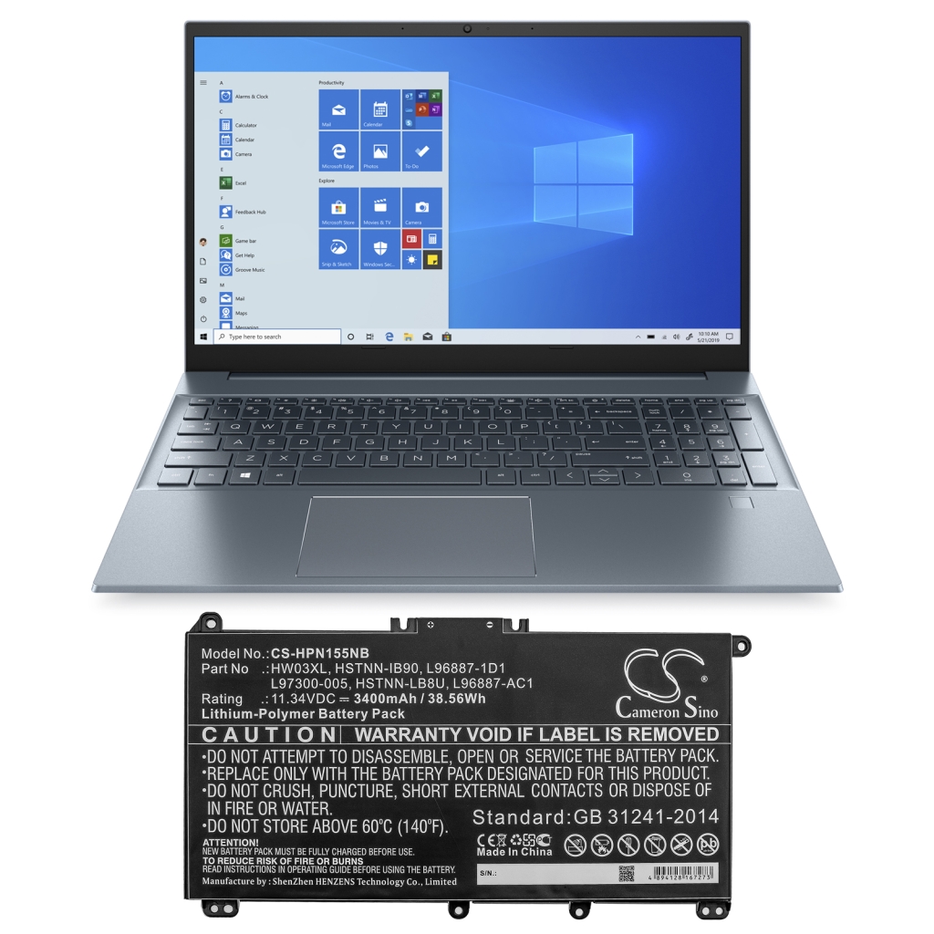 Baterija za prijenosno računalo HP Pavilion 15 15-EG0000 (CS-HPN155NB)