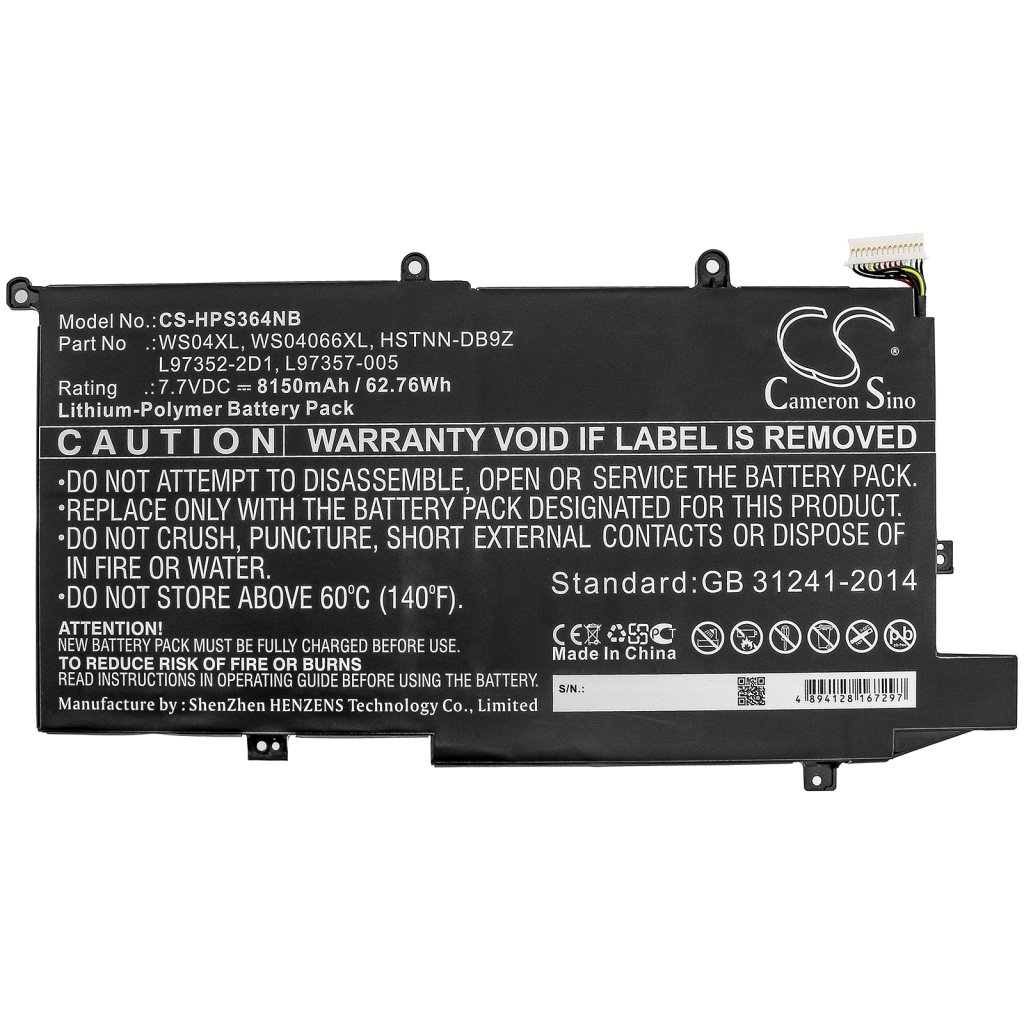 Baterija za prijenosno računalo HP Spectre x360 14-ea0002nx (CS-HPS364NB)