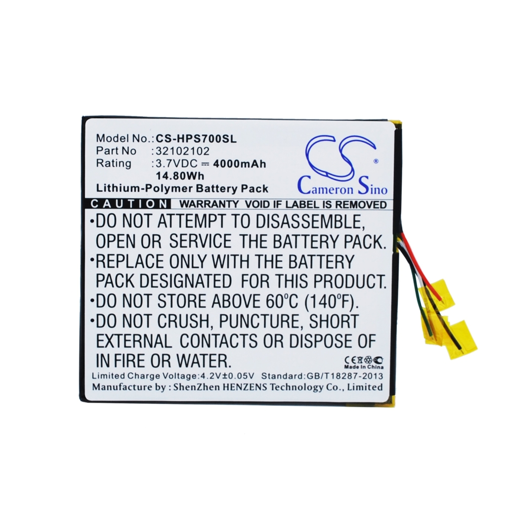 Baterija za tablet HP Slate 7 Extreme (CS-HPS700SL)