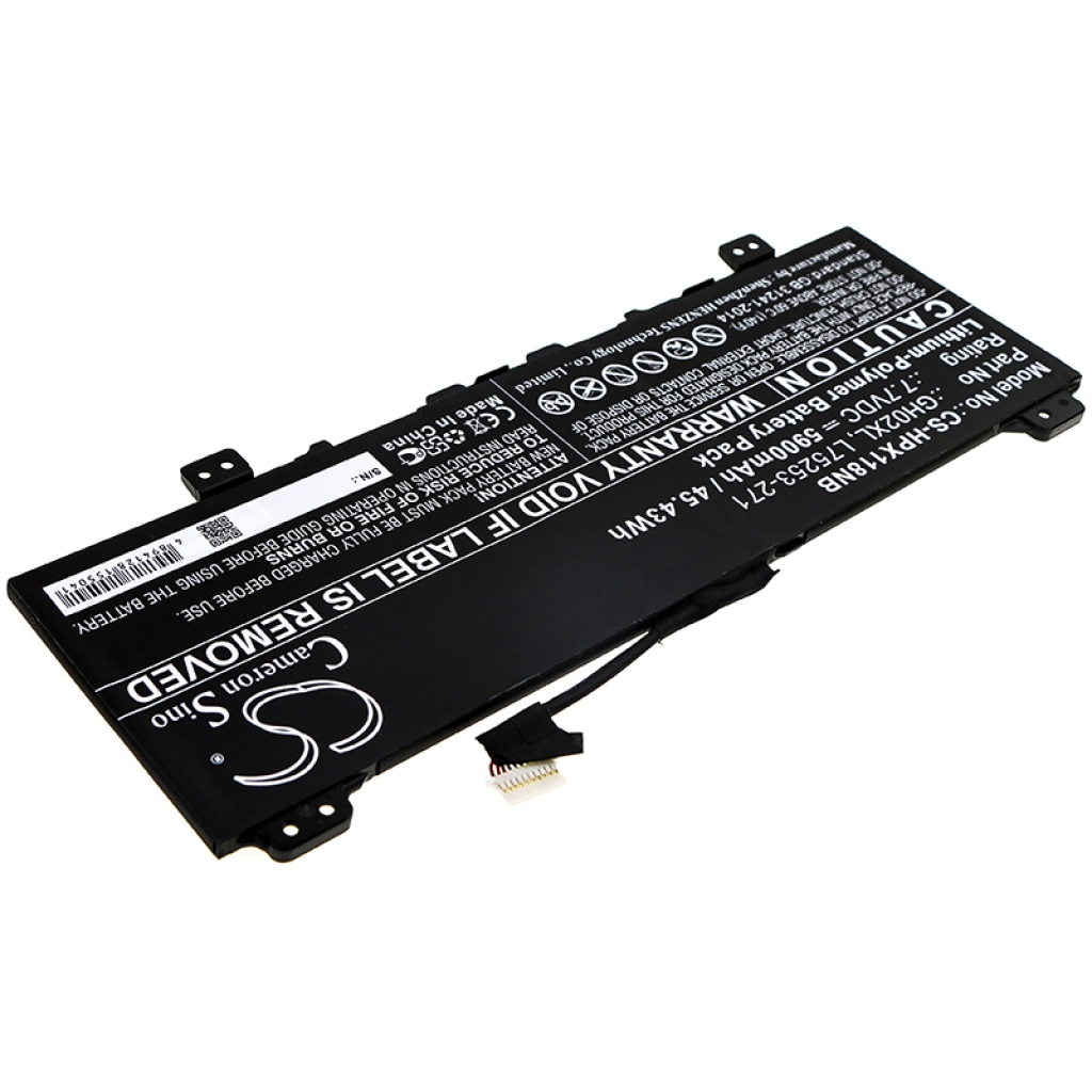 Kompatibilna zamjena baterije za HP GH02XL,L75253-271