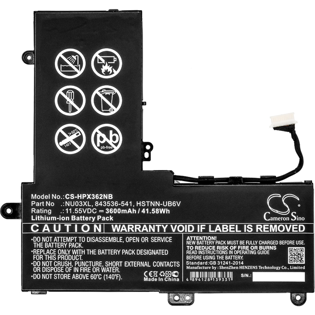 Baterija za prijenosno računalo HP Stream 11-aa001ng (CS-HPX362NB)