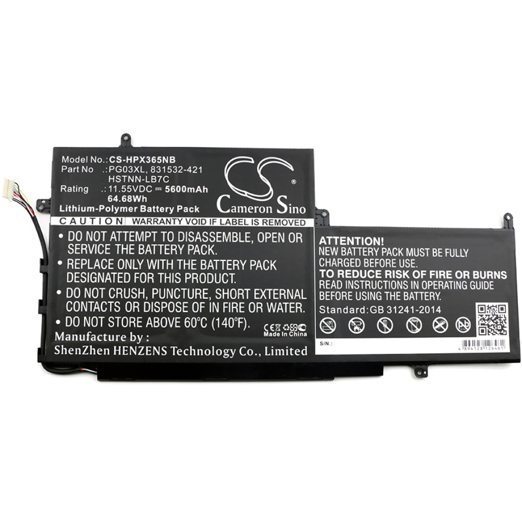 Baterija za prijenosno računalo HP Spectre X360 15-ap063nr (CS-HPX365NB)