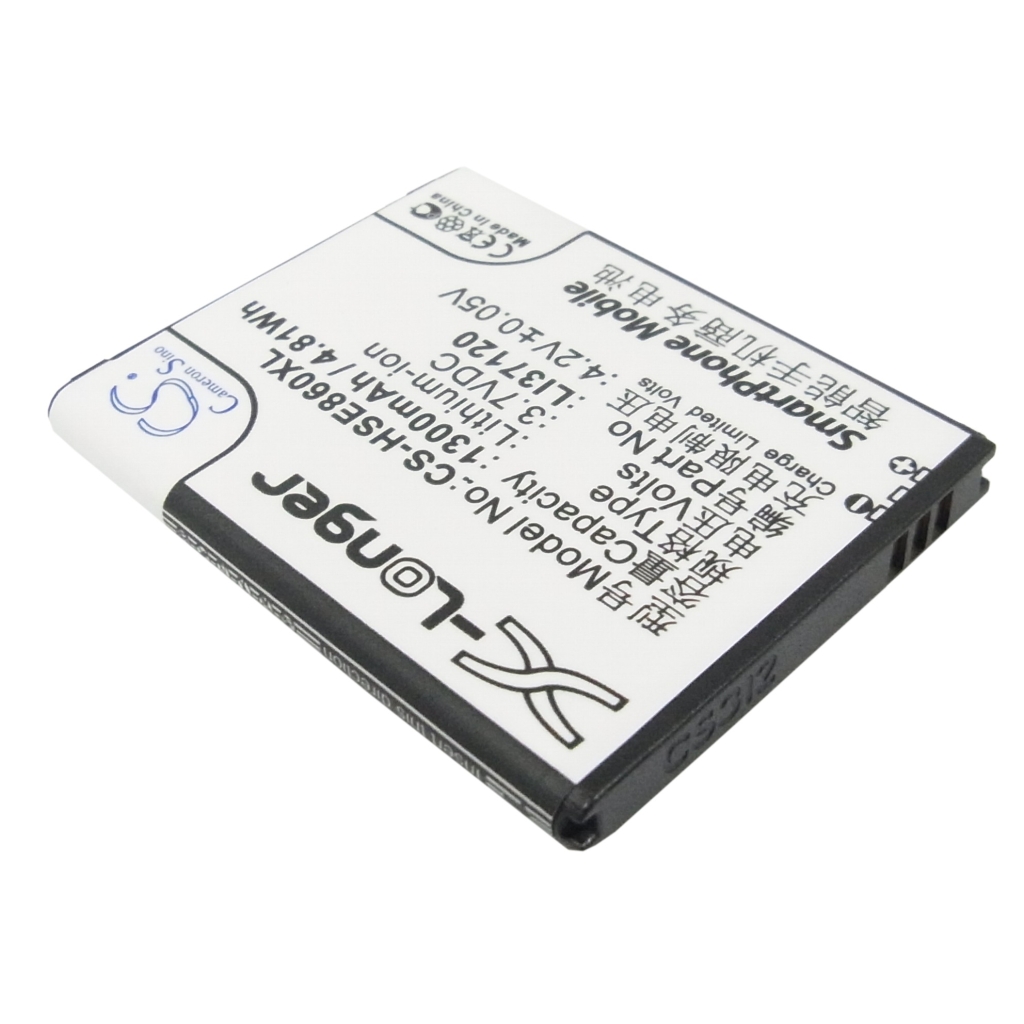 Cameron Sino X-Longer CS-HSE860XL prikaz stražnje naljepnice: 3,7V 1300mAh