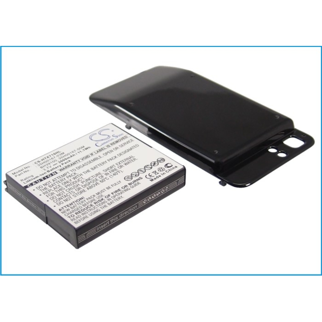 Cameron Sino CS-HTX710HL naljepnica baterije s poklopcem telefona pored: 3000mAh