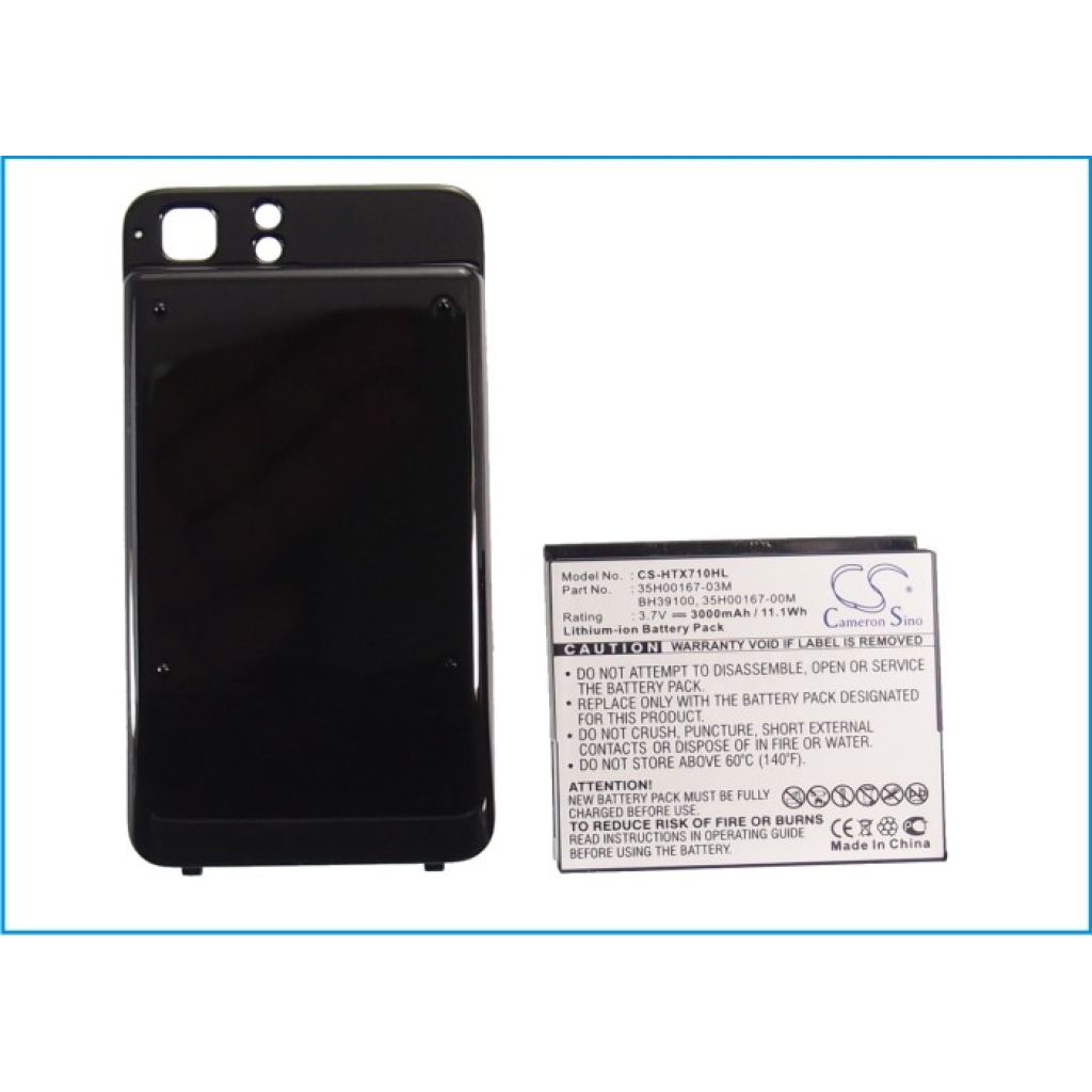 Cameron Sino CS-HTX710HL čitljiva naljepnica baterije: 3,7V 3000mAh 11,1Wh Li-ion