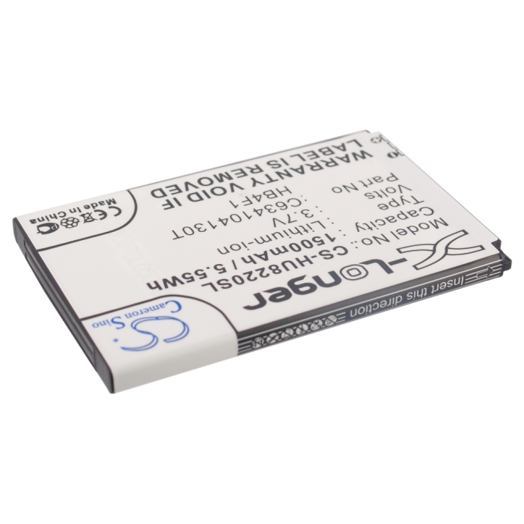 Compatible battery replacement for Huawei B5765620003,BL161,BLT005,C634104130T,HB4F1...