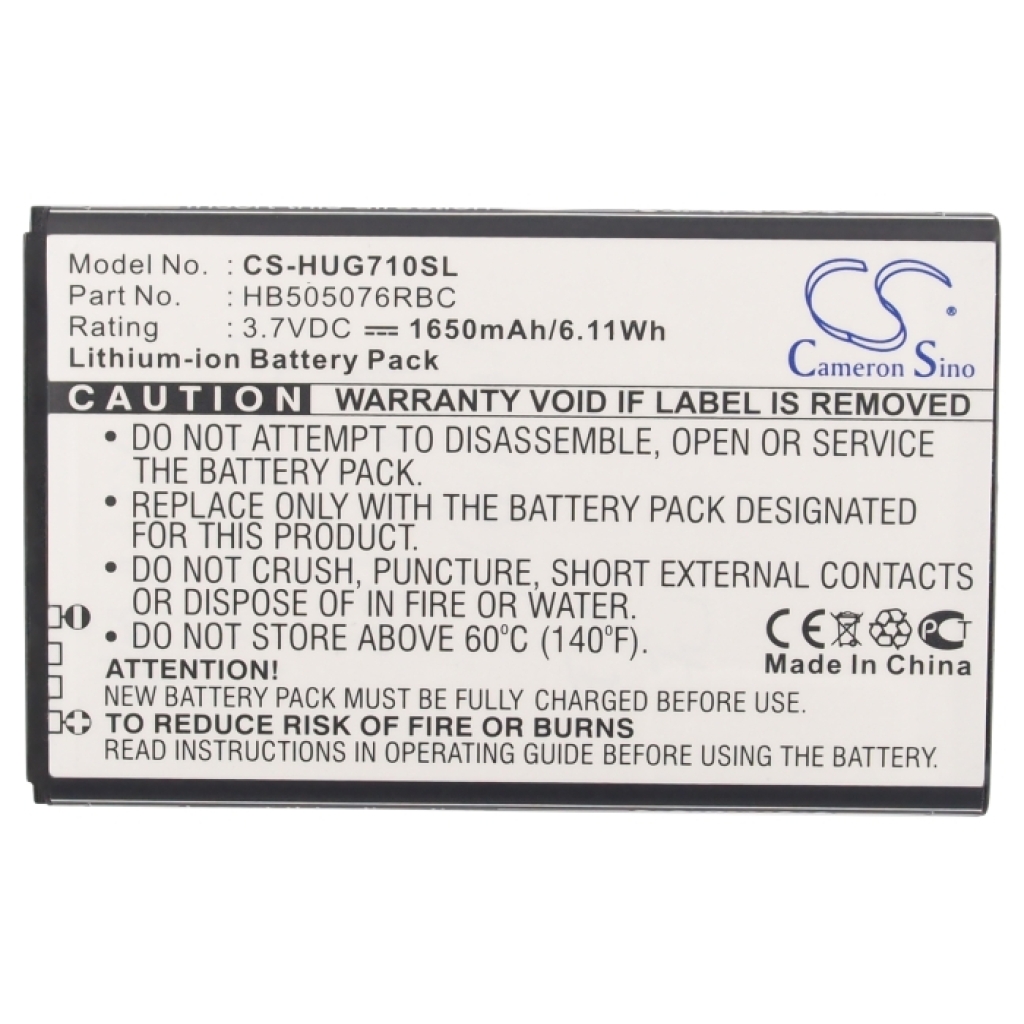 Kompatibilna zamjena baterije za Huawei HB505076RBC