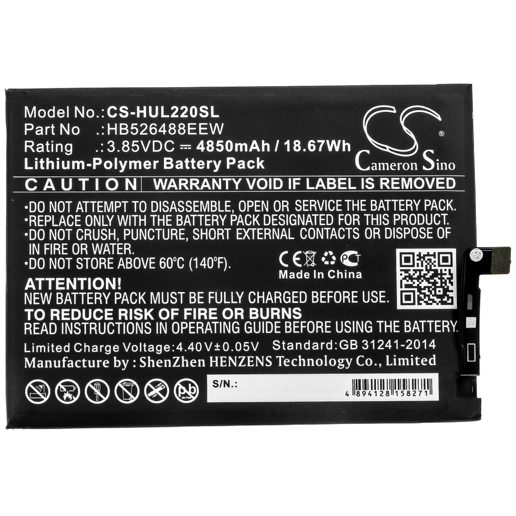 Kompatibilna zamjena baterije za Huawei HB526488EEW