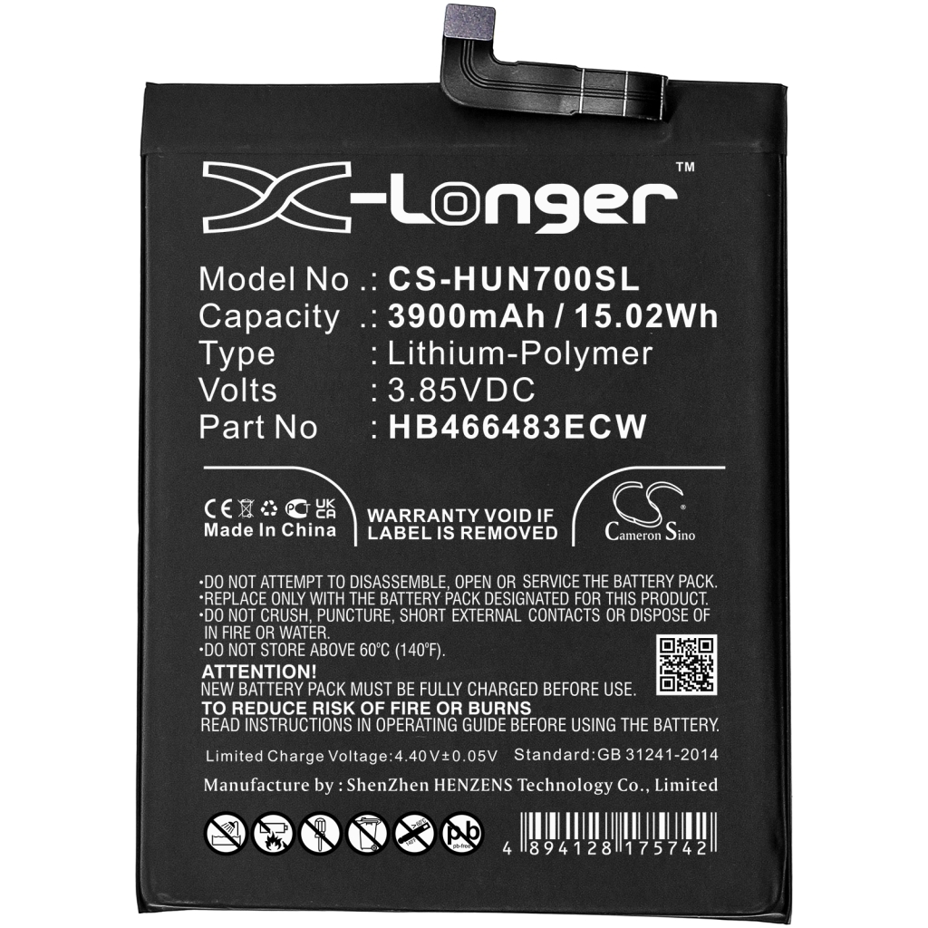 Kompatibilna zamjena baterije za Huawei HB466483ECW