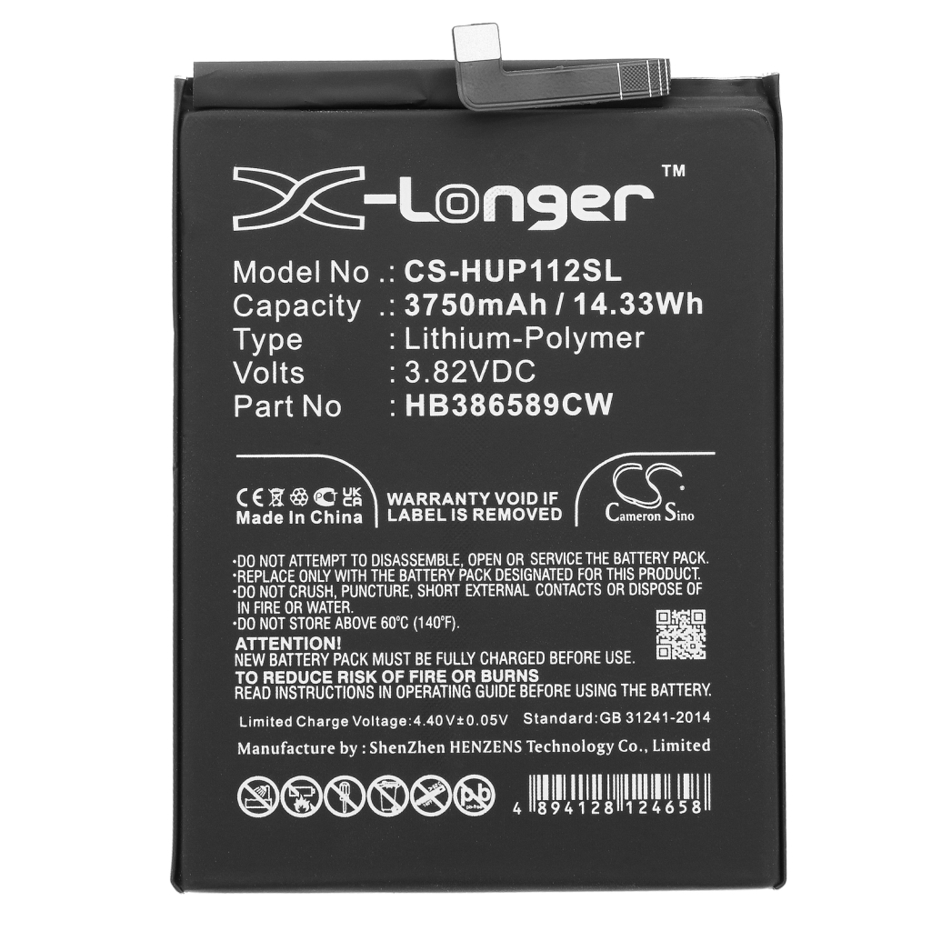 Kompatibilna zamjena baterije za Huawei HB386589CW,HB386589EBC,HB386589ECW