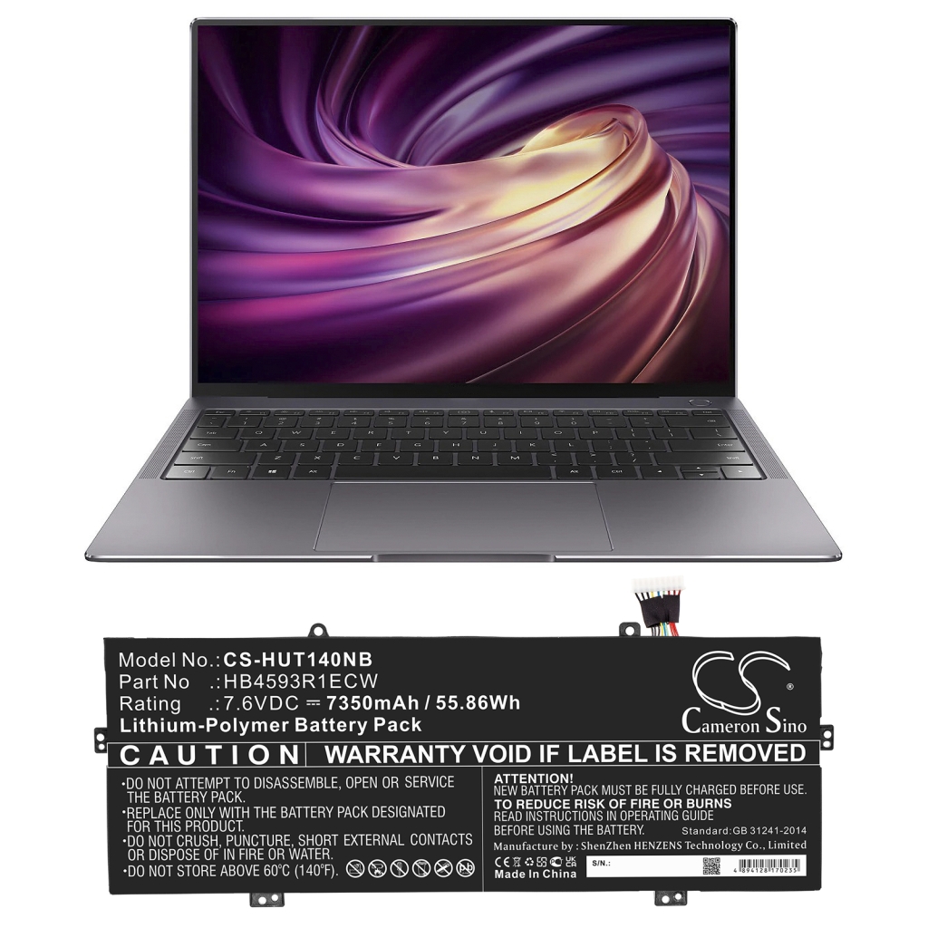 Kompatibilna zamjena baterije za Huawei HB4593R1ECW
