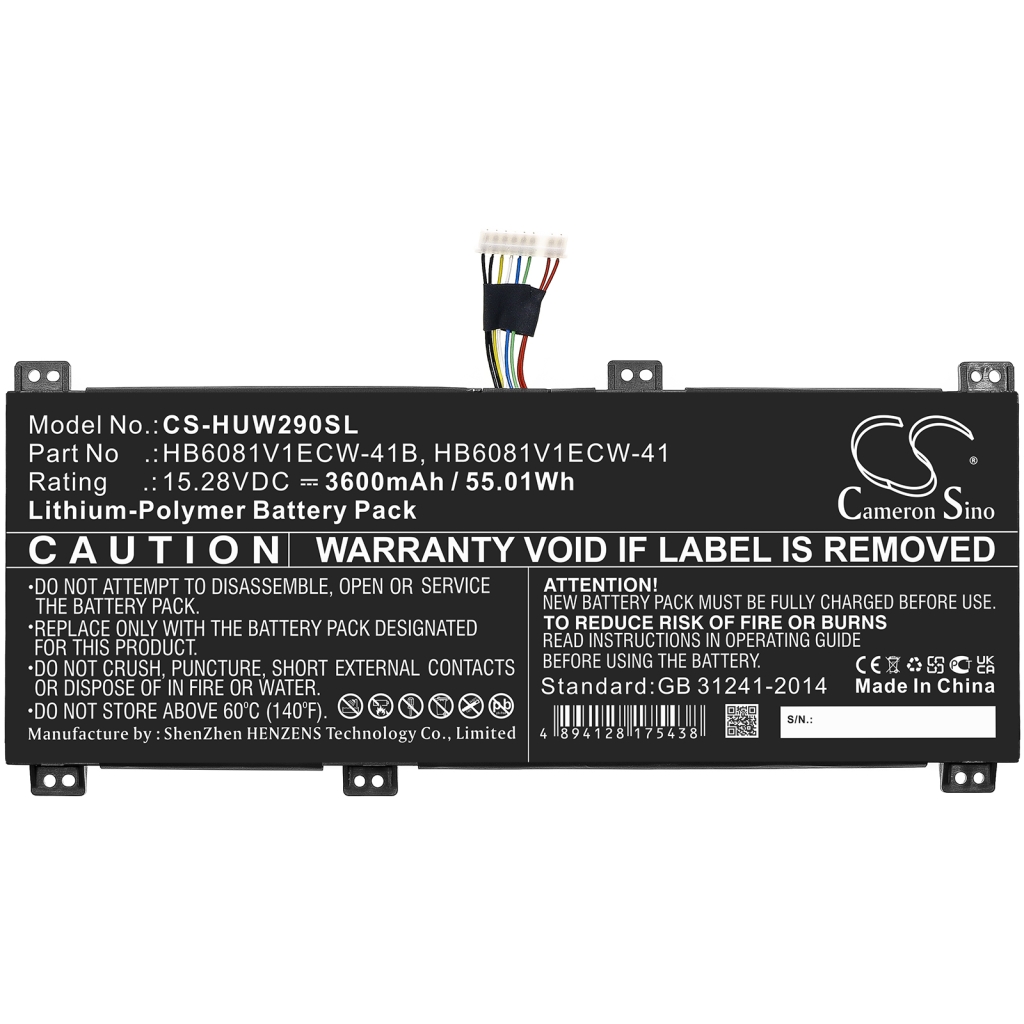 Baterija za prijenosno računalo Huawei V700 (CS-HUW290SL)