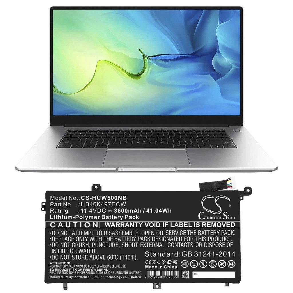 Baterija za prijenosno računalo Huawei PI-W19 (CS-HUW500NB)