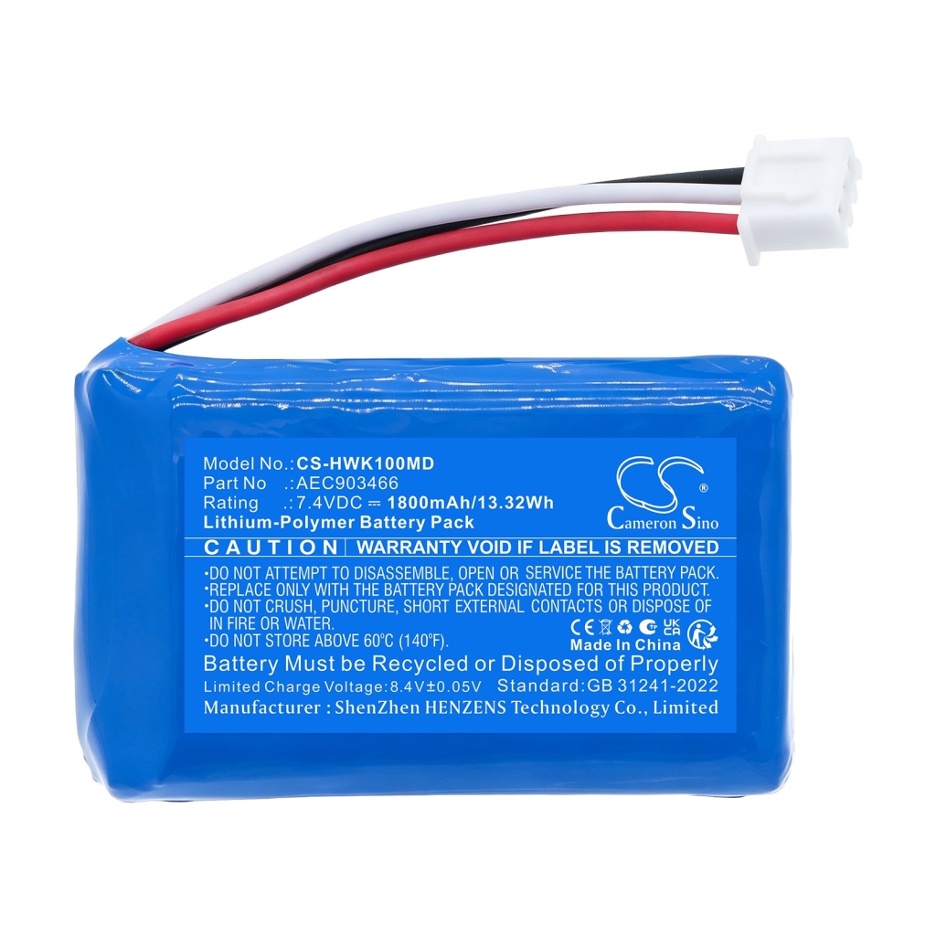 Battery for hawkmed Infusion Pump HK-100