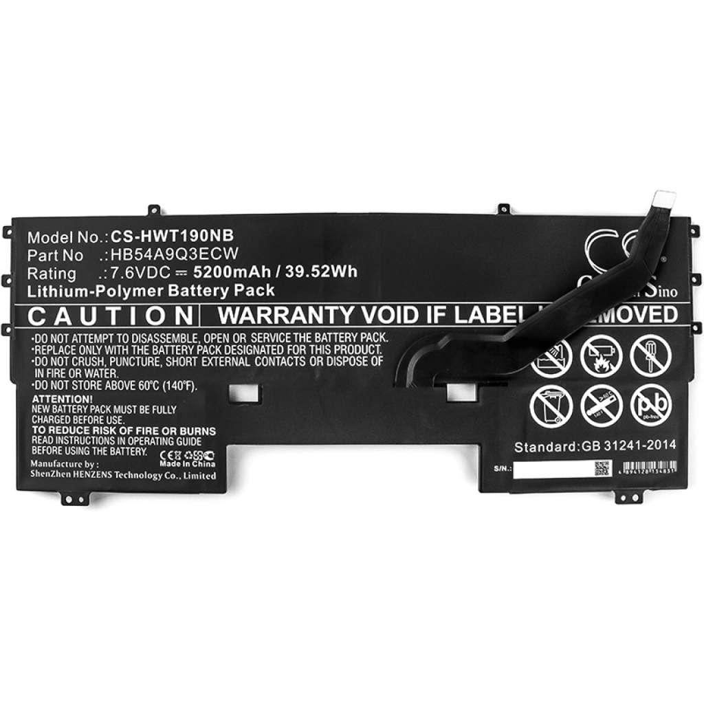 Baterija kompatibilno s Huawei CS-HWT190NB