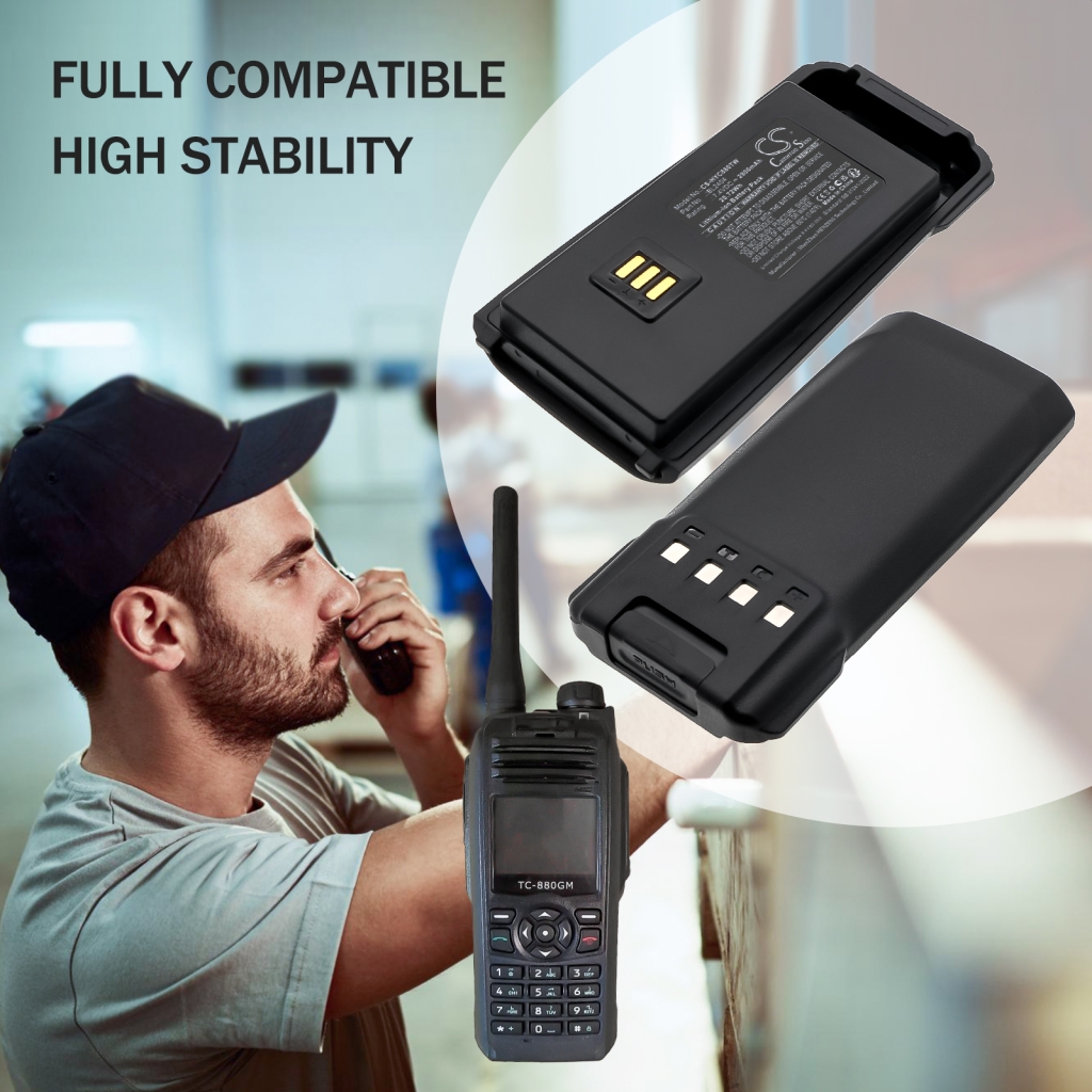 Compatible battery replacement for Hytera BL2404