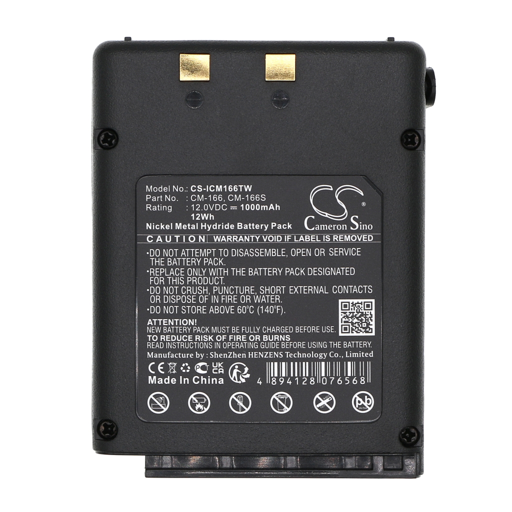 Baterija za dvosmjerni radio Icom IC-A3E (CS-ICM166TW)