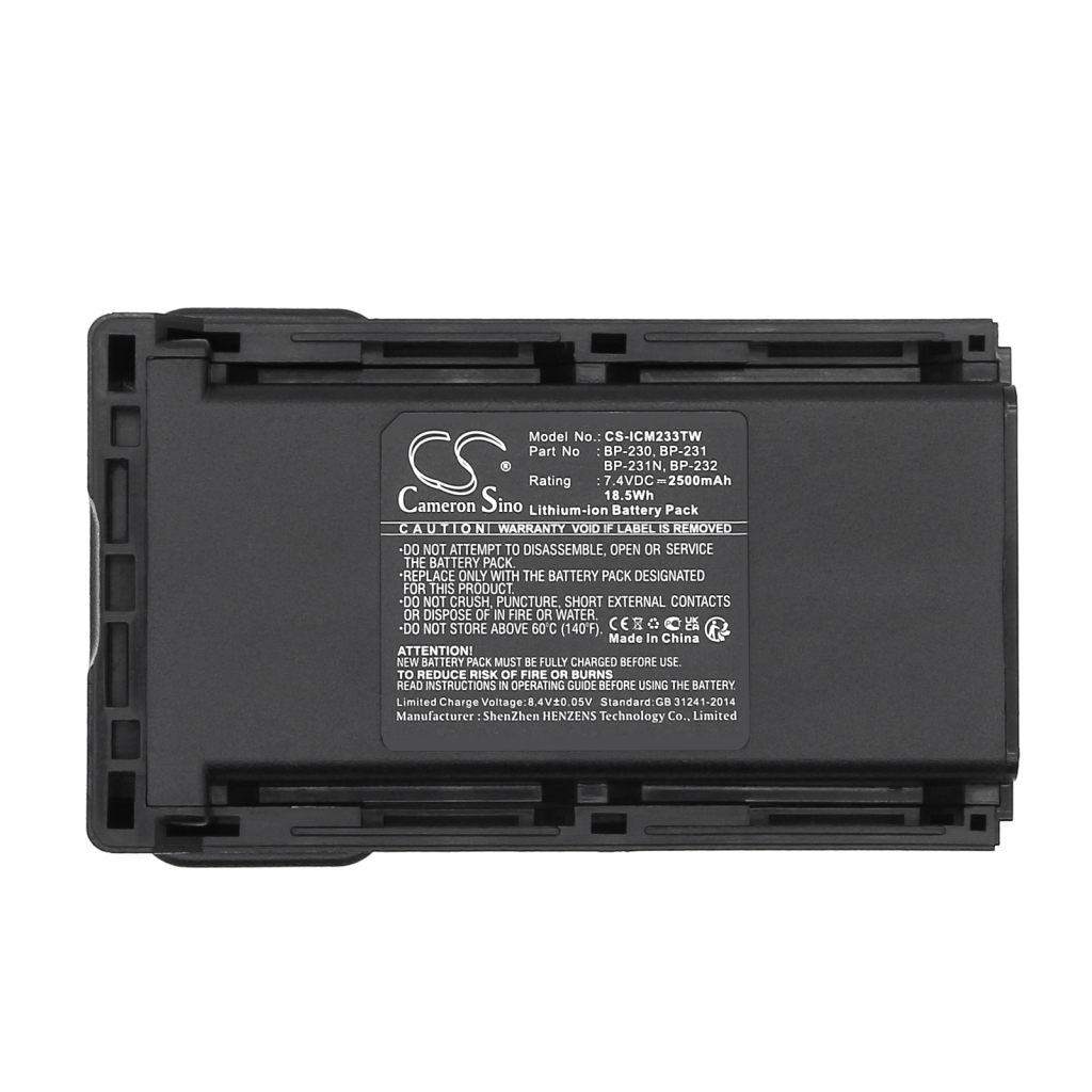 Baterija za dvosmjerni radio Icom CS-ICM233TW